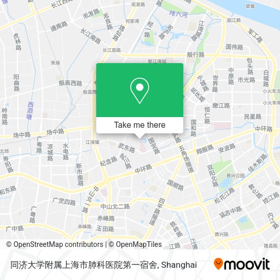 同济大学附属上海市肺科医院第一宿舍 map