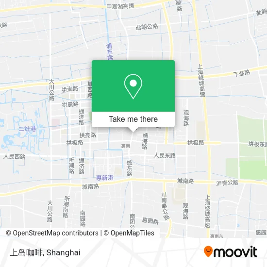 上岛咖啡 map