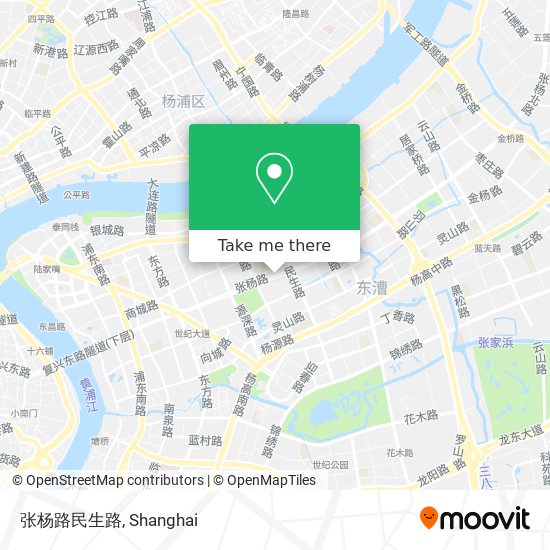 张杨路民生路 map