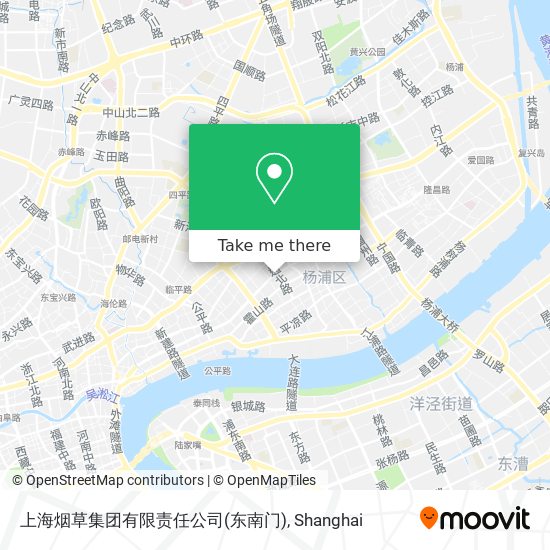 上海烟草集团有限责任公司(东南门) map