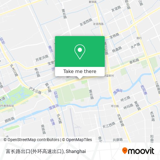 富长路出口(外环高速出口) map