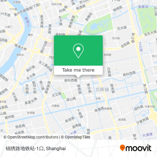 锦绣路地铁站-1口 map