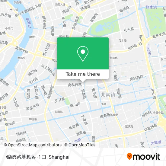 锦绣路地铁站-1口 map