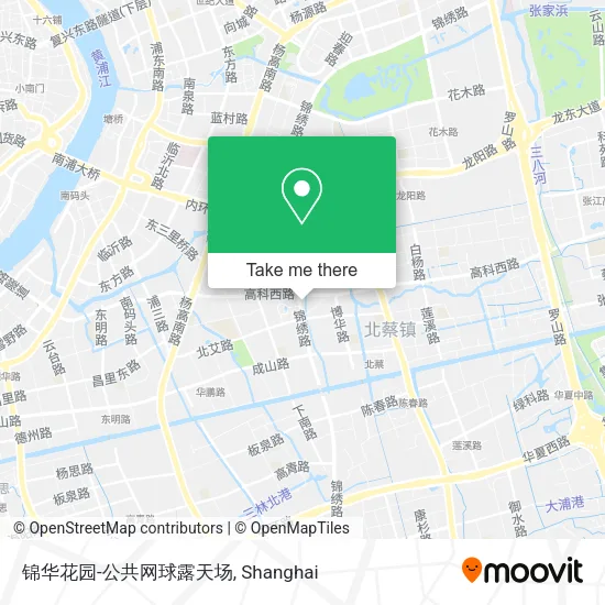 锦华花园-公共网球露天场 map