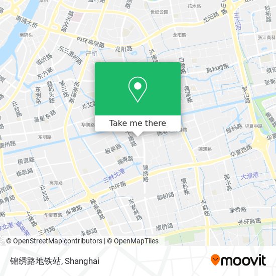 锦绣路地铁站 map