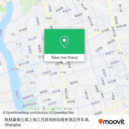 格林豪泰公寓上海江月路地铁站商务酒店停车场 map
