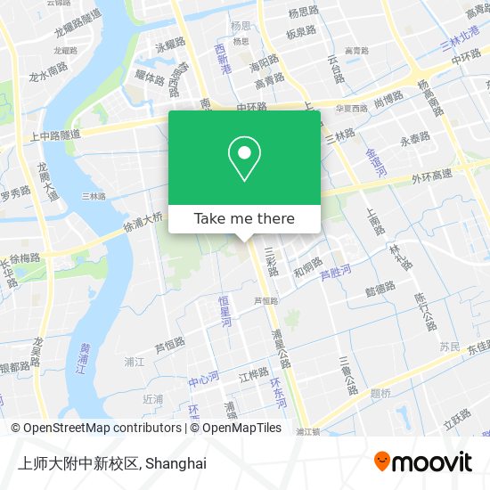 上师大附中新校区 map