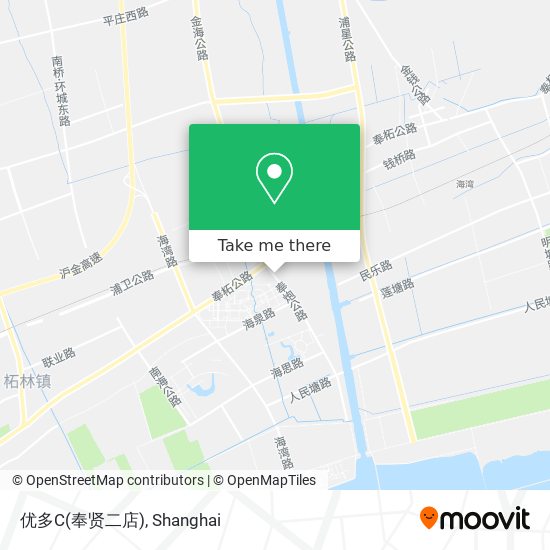 优多C(奉贤二店) map