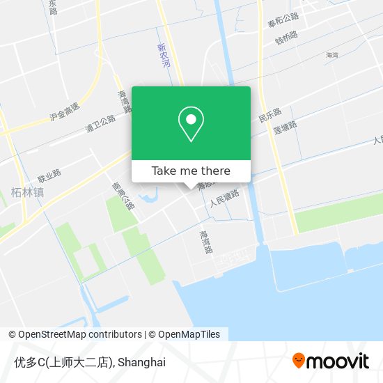 优多C(上师大二店) map