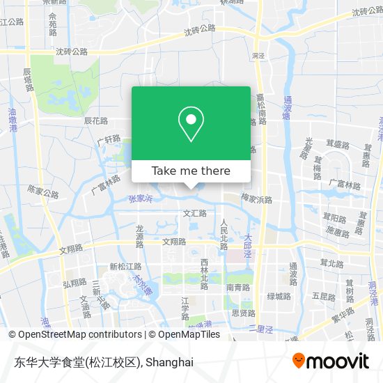 东华大学食堂(松江校区) map