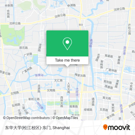 东华大学(松江校区)-东门 map