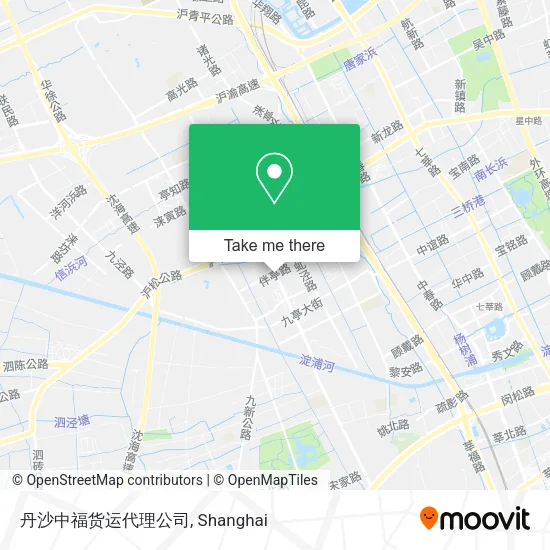 丹沙中福货运代理公司 map