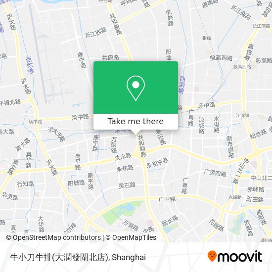 牛小刀牛排(大潤發閘北店) map