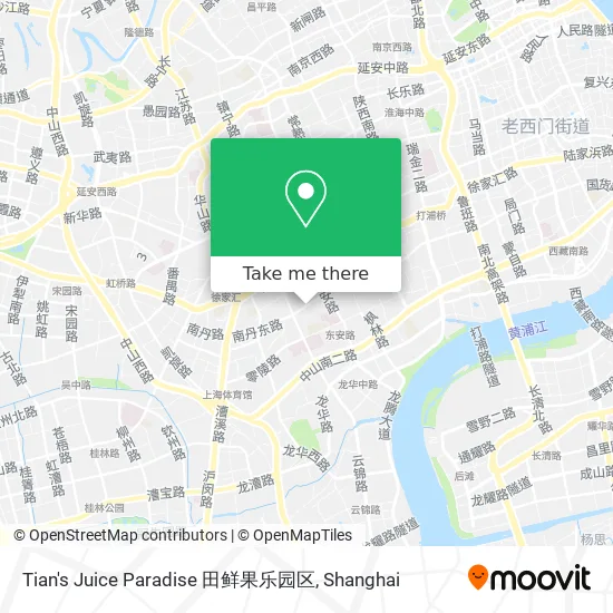 Tian's Juice Paradise 田鲜果乐园区 map