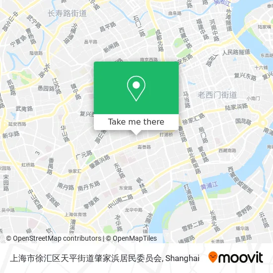 上海市徐汇区天平街道肇家浜居民委员会 map