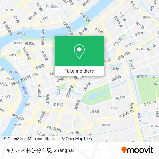 东方艺术中心-停车场 map