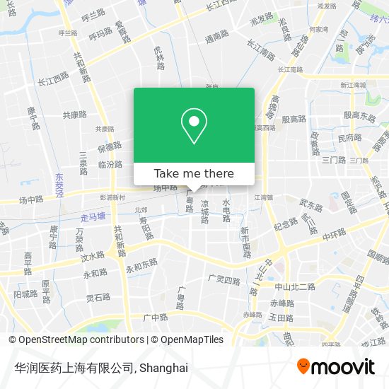 华润医药上海有限公司 map