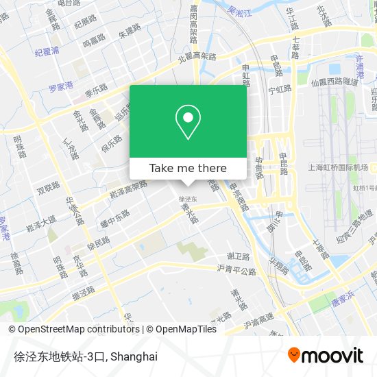 徐泾东地铁站-3口 map