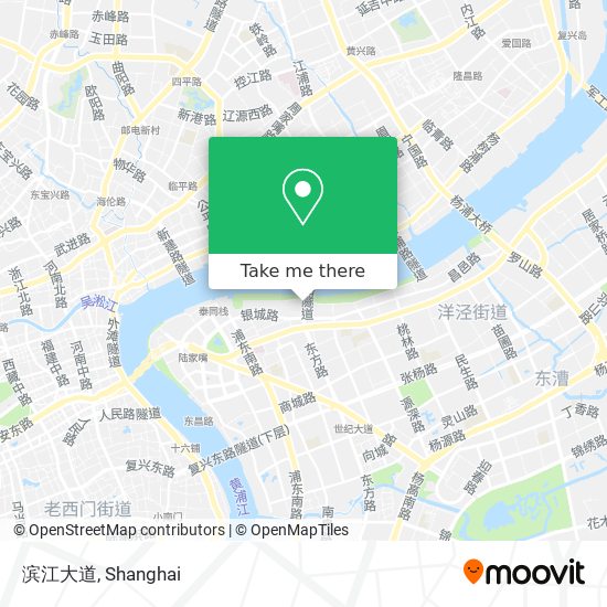滨江大道 map