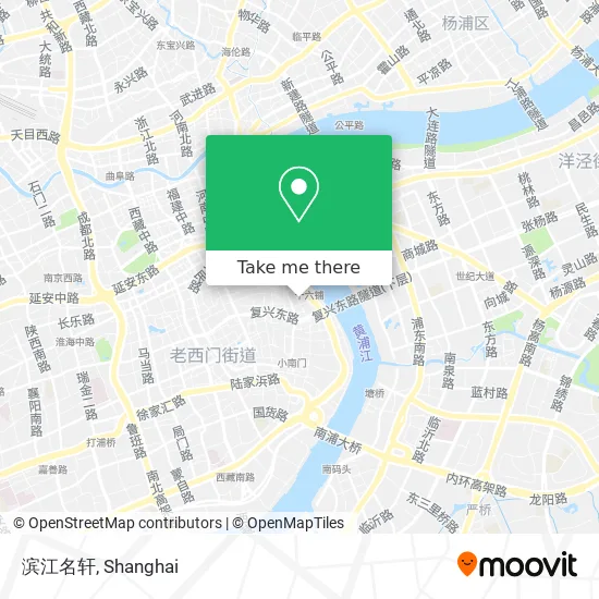 滨江名轩 map
