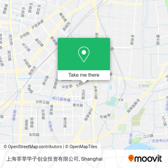 上海莘莘学子创业投资有限公司 map