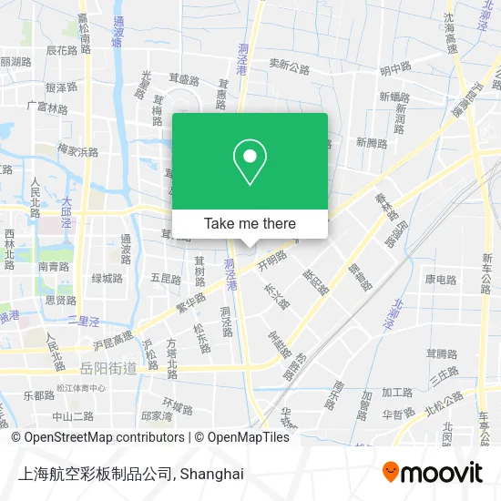 上海航空彩板制品公司 map