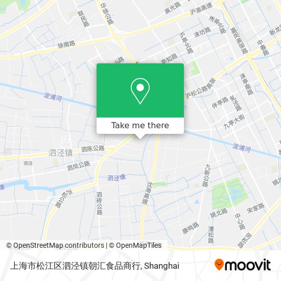 上海市松江区泗泾镇朝汇食品商行 map