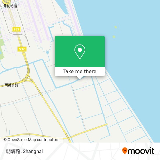 朝辉路 map