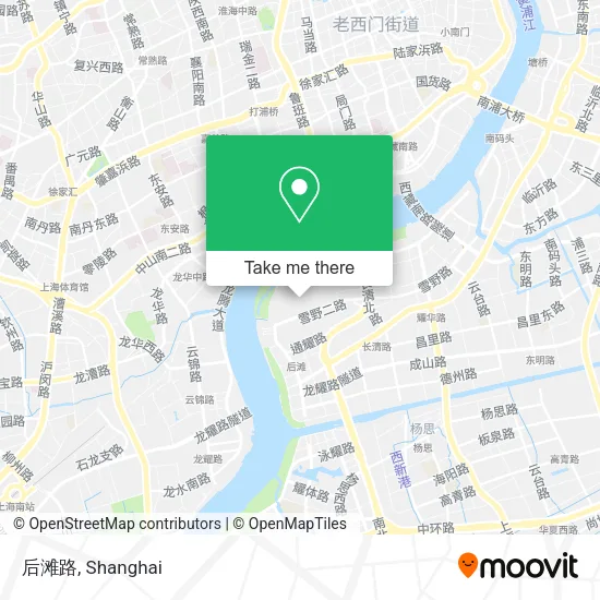 后滩路 map