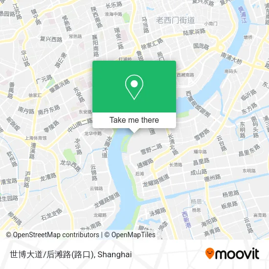 世博大道/后滩路(路口) map