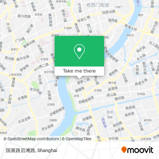 国展路后滩路 map