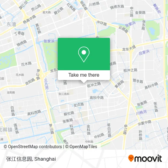 张江信息园 map