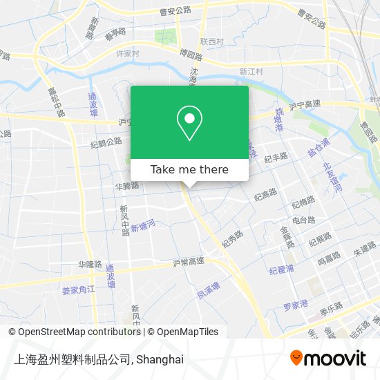 上海盈州塑料制品公司 map
