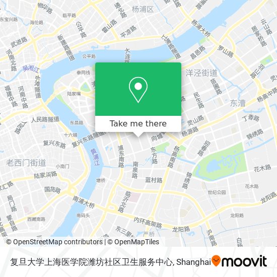 复旦大学上海医学院潍坊社区卫生服务中心 map