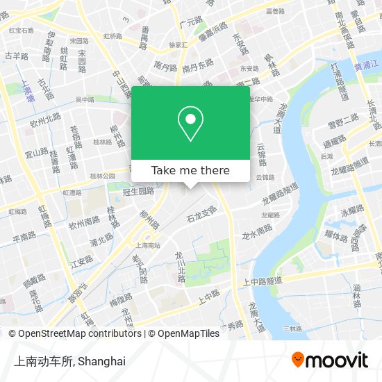 上南动车所 map