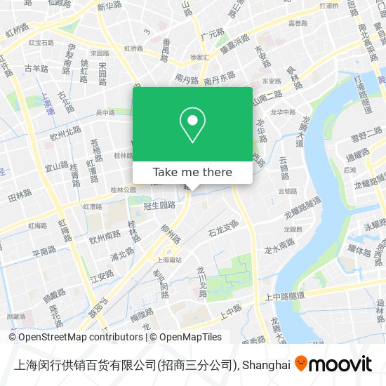上海闵行供销百货有限公司(招商三分公司) map