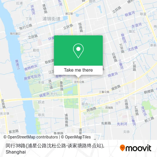 闵行38路(浦星公路沈杜公路-谈家塘路终点站) map