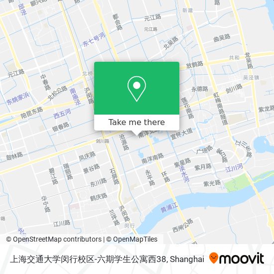 上海交通大学闵行校区-六期学生公寓西38 map
