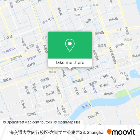 上海交通大学闵行校区-六期学生公寓西38 map