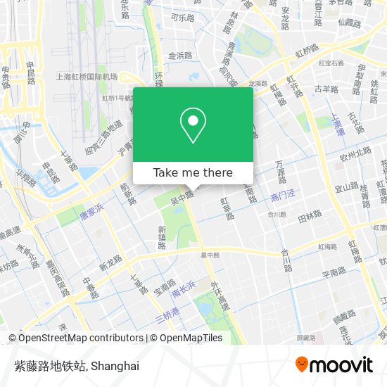 紫藤路地铁站 map