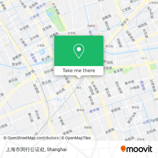 上海市闵行公证处 map