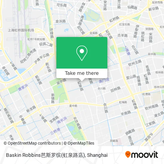 Baskin Robbins芭斯罗缤(虹泉路店) map