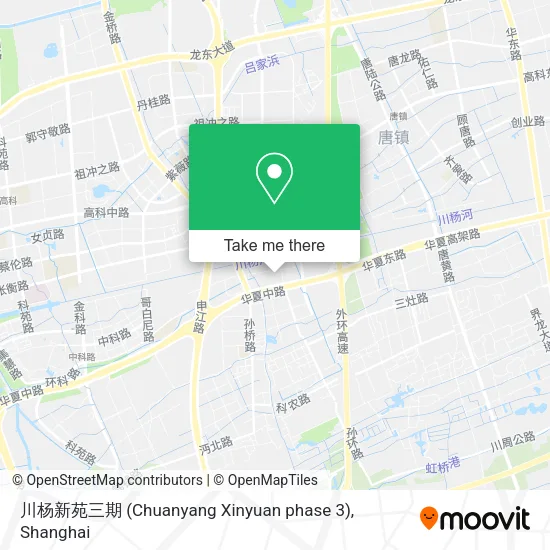 川杨新苑三期 (Chuanyang Xinyuan phase 3) map