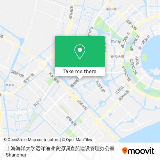 上海海洋大学远洋渔业资源调查船建设管理办公室 map