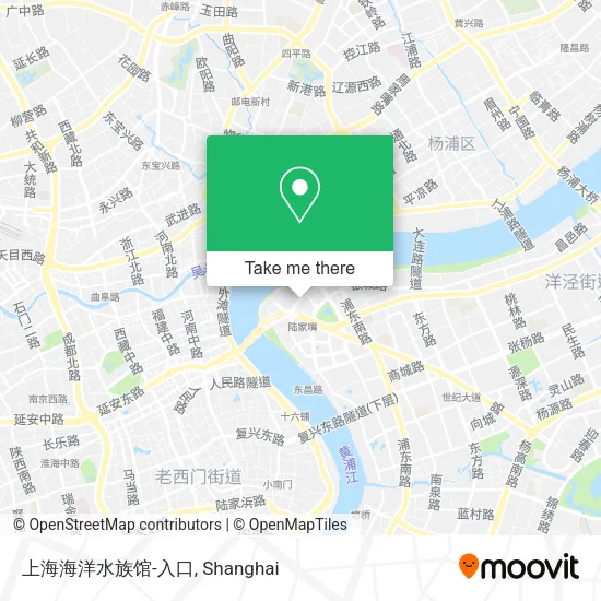 上海海洋水族馆-入口 map