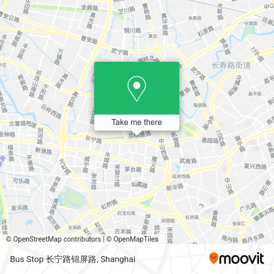 Bus Stop 长宁路锦屏路 map
