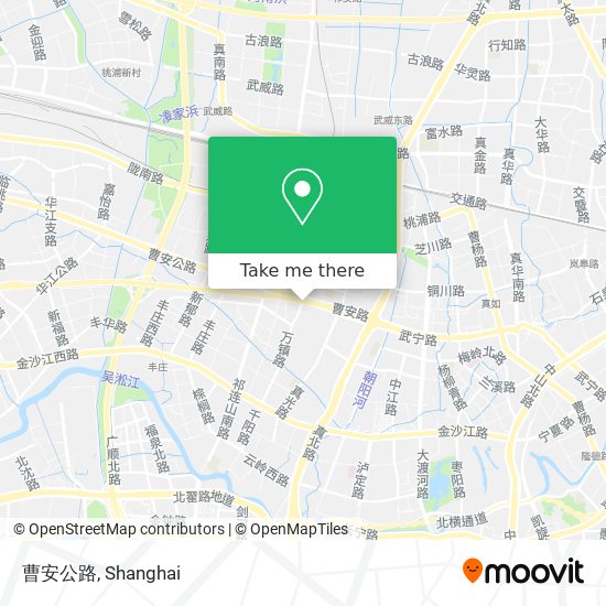 曹安公路 map