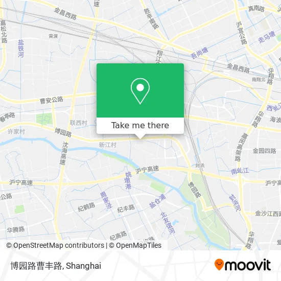 博园路曹丰路 map