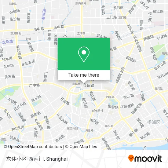 东体小区-西南门 map