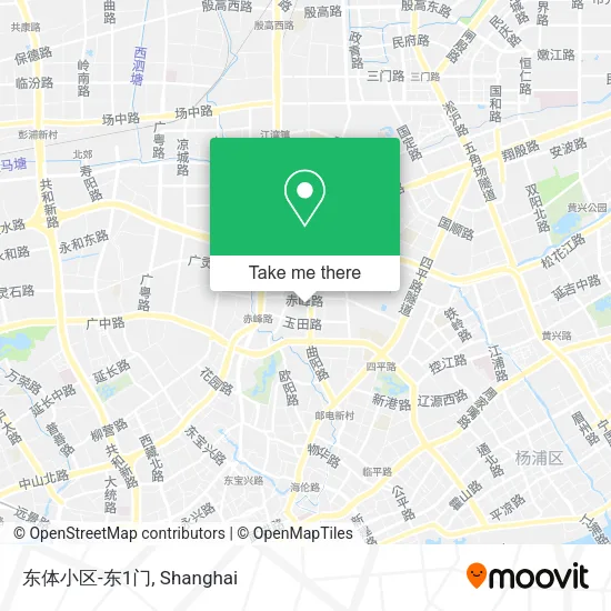 东体小区-东1门 map